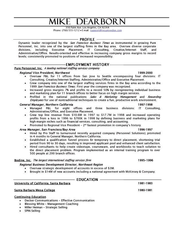 Human Resources Executive Resume Human Resources Executive Resume