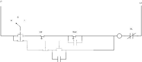 Float Switch With Start Stop Override